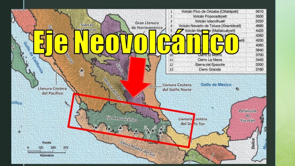 Guía Detallada del Mapa Volcánico de México Actualizado 1 Guía Detallada del Mapa Volcánico de México Actualizado
